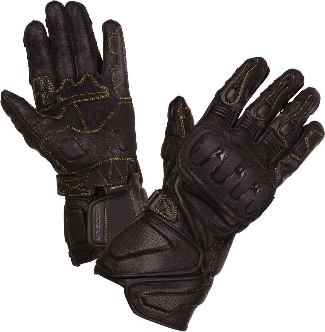 Modeka Daren Motorcycle Gloves, black, Size S, black, Size S