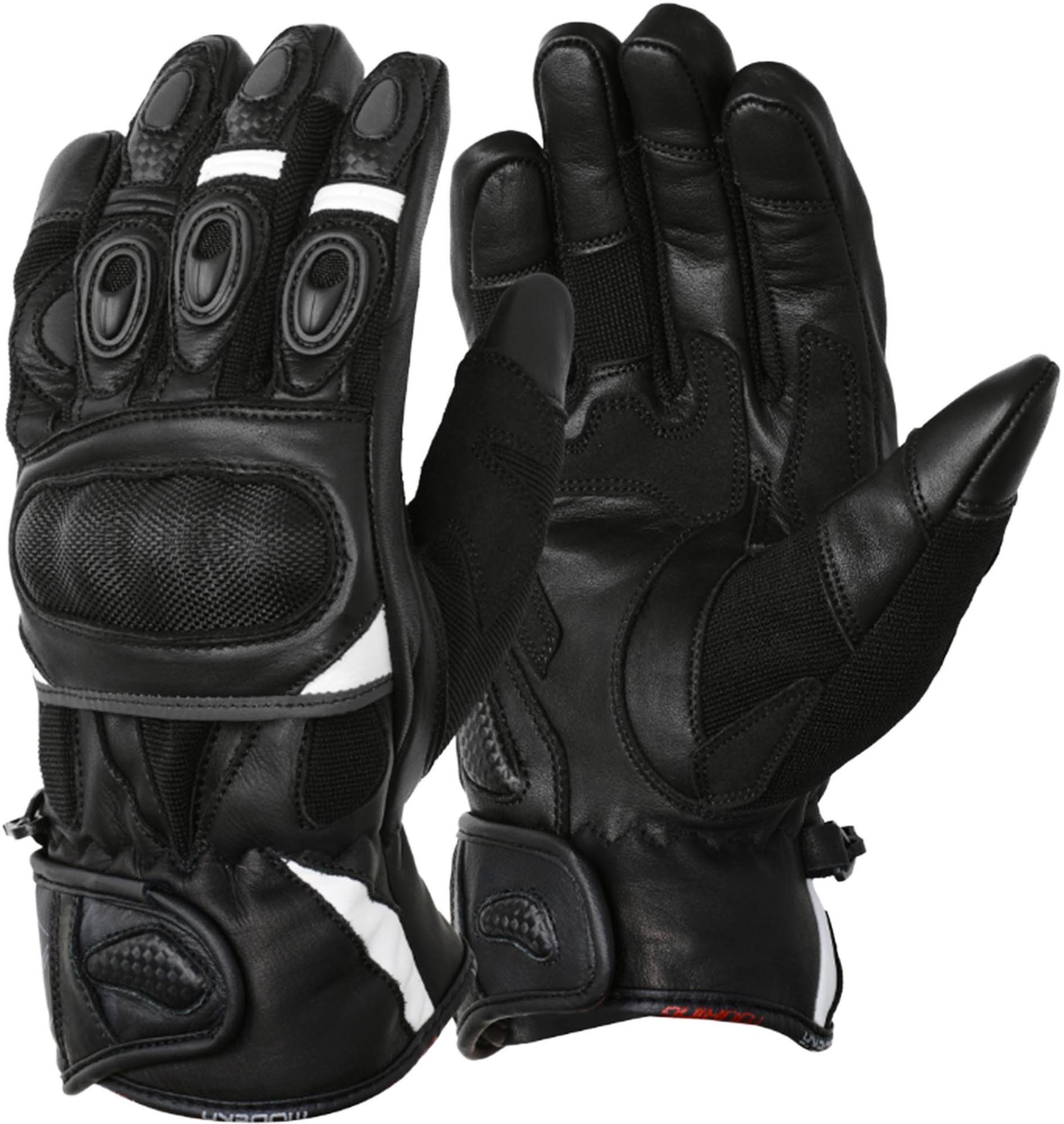 Modeka Sahara Short Мотоцикл перчатки Черный/Белый 7 