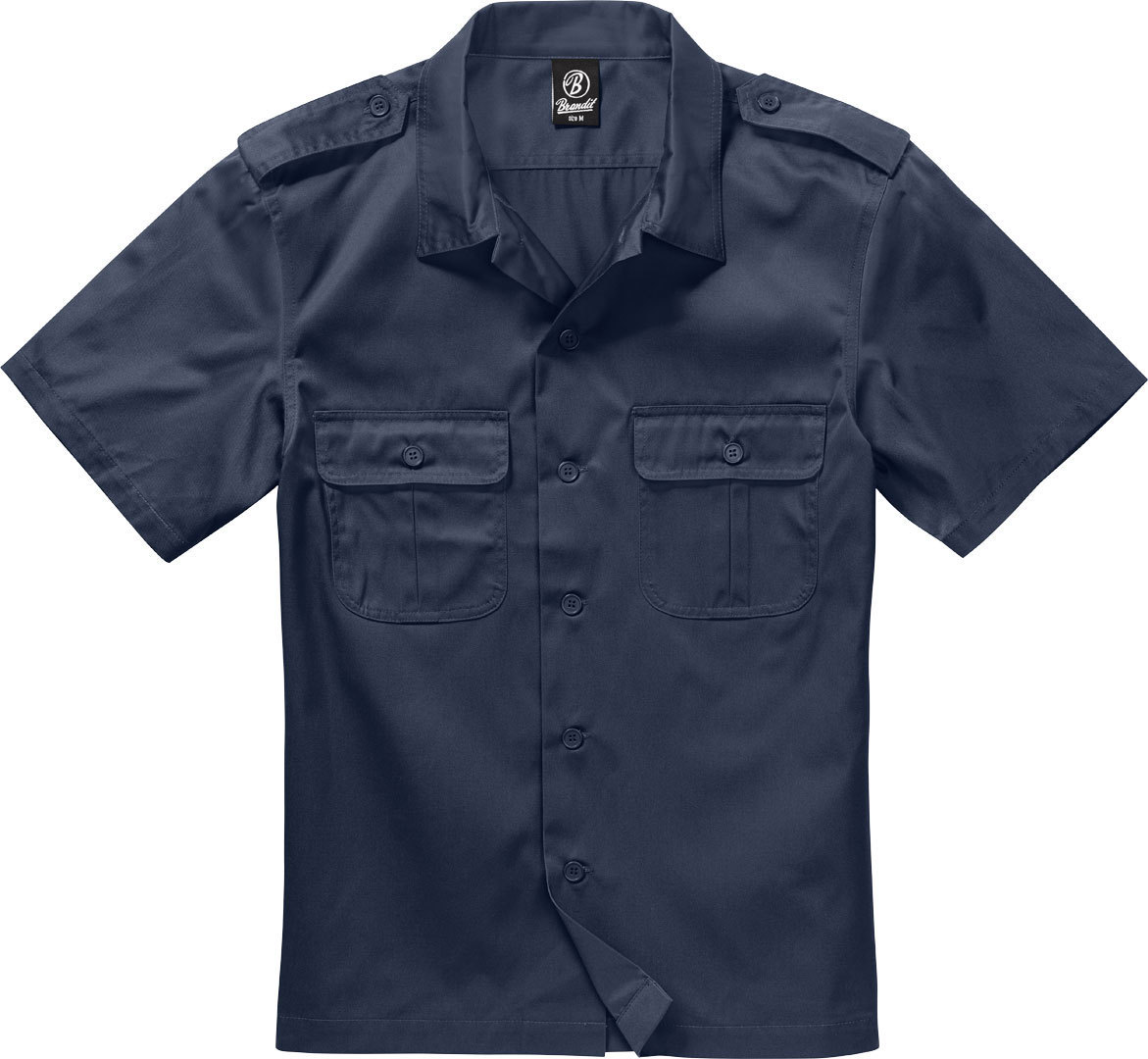 Brandit Us 1/2 Shirt, blue, Size S, blue, Size S