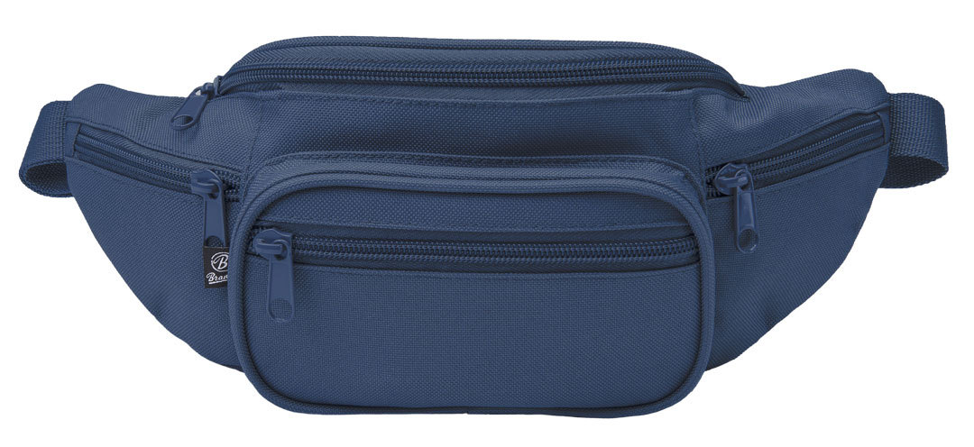 Brandit Waist Belt Bag, blue, blue, Size One Size