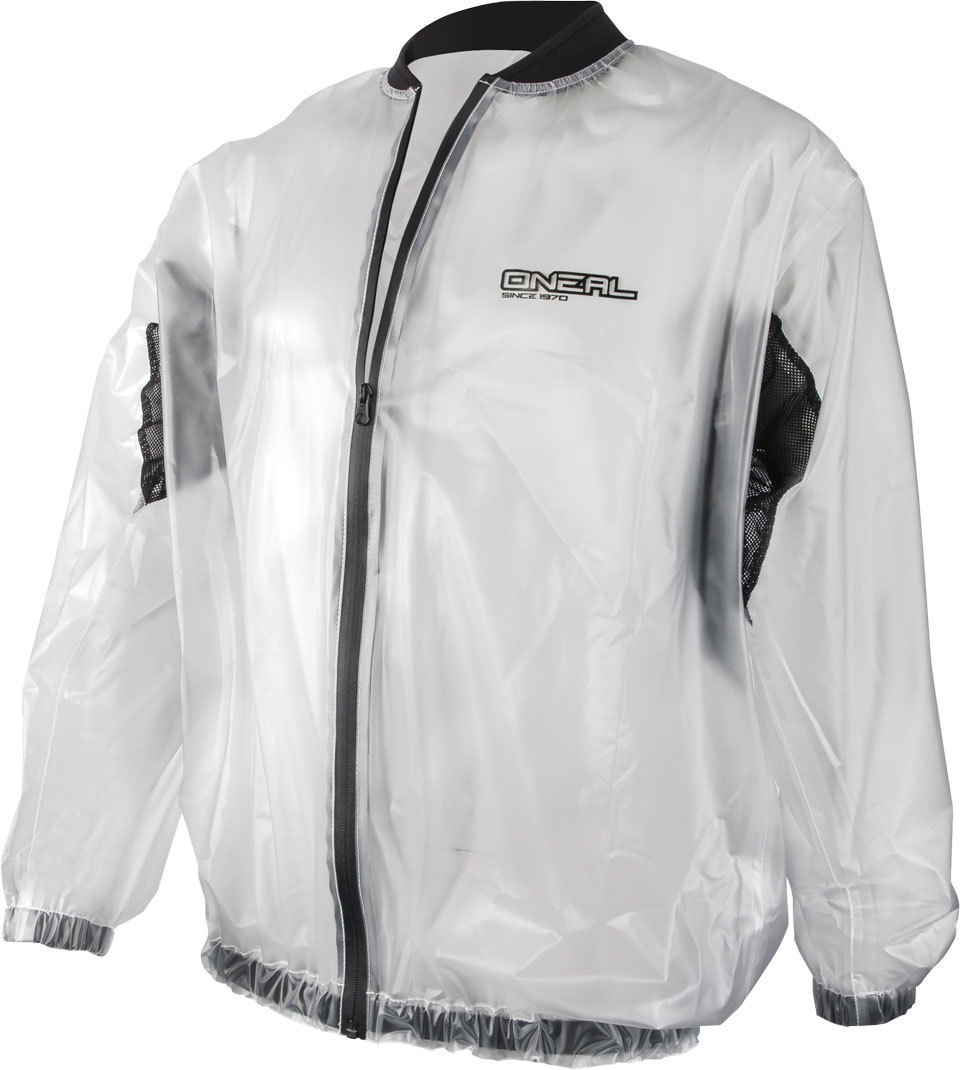 Oneal Splash Rain Jacket, white, Size S, white, Size S