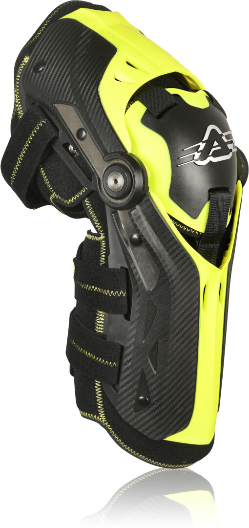 Acerbis Gorilla Knee Protectors, black-yellow, black-yellow, Size One Size