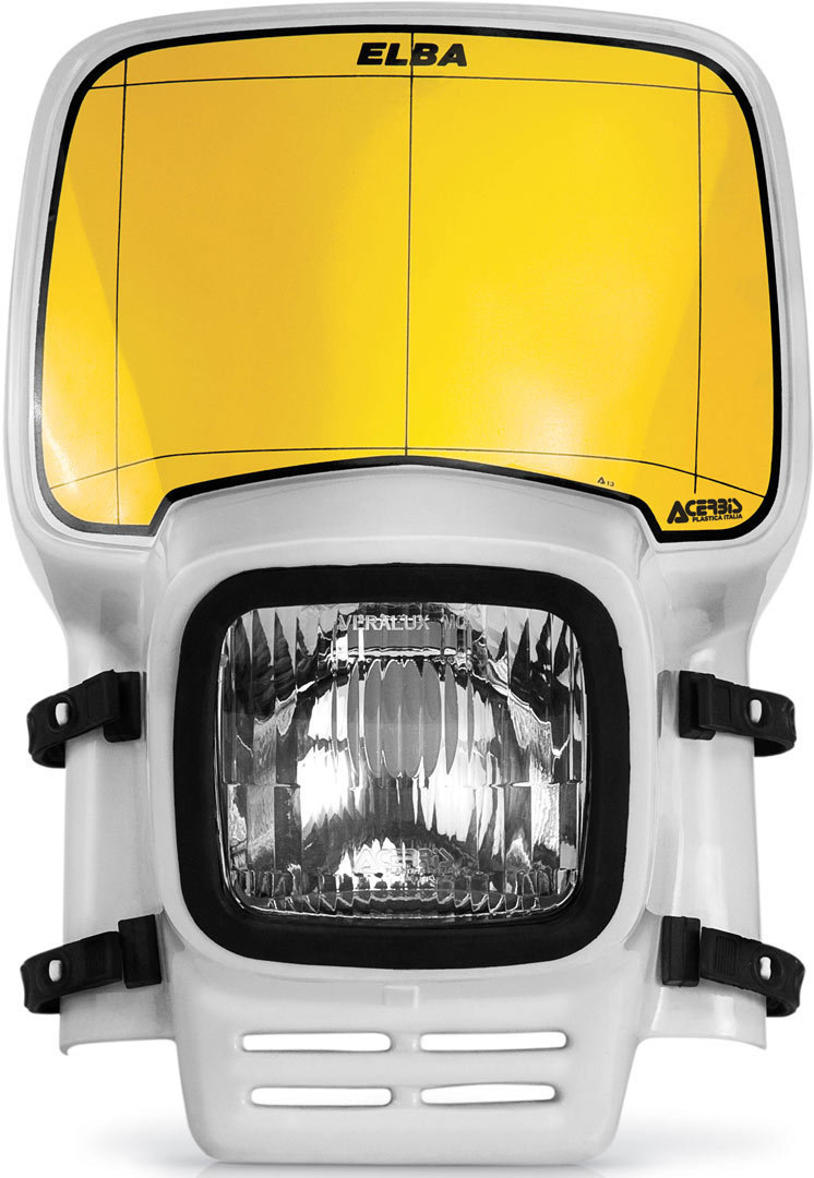Acerbis Elba Headlight, white, white