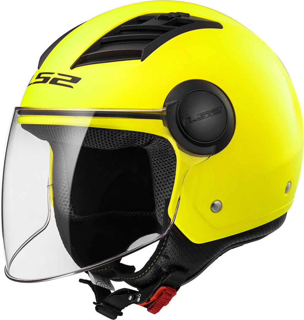 LS2 Airflow L Jet Helmet, yellow, Size M, yellow, Size M