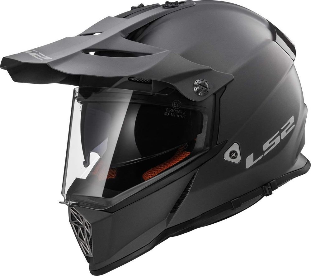 LS2 CASCO OFF ROAD PIONEER MX436 KPA SOLID MATT TITANIUM