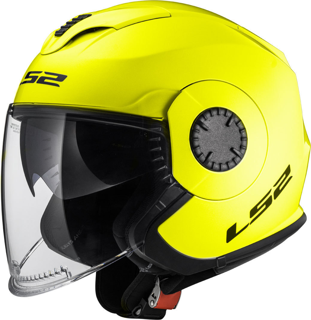 LS2 OF570 Verso Casco Jet Amarillo 2XS - Stock Motero