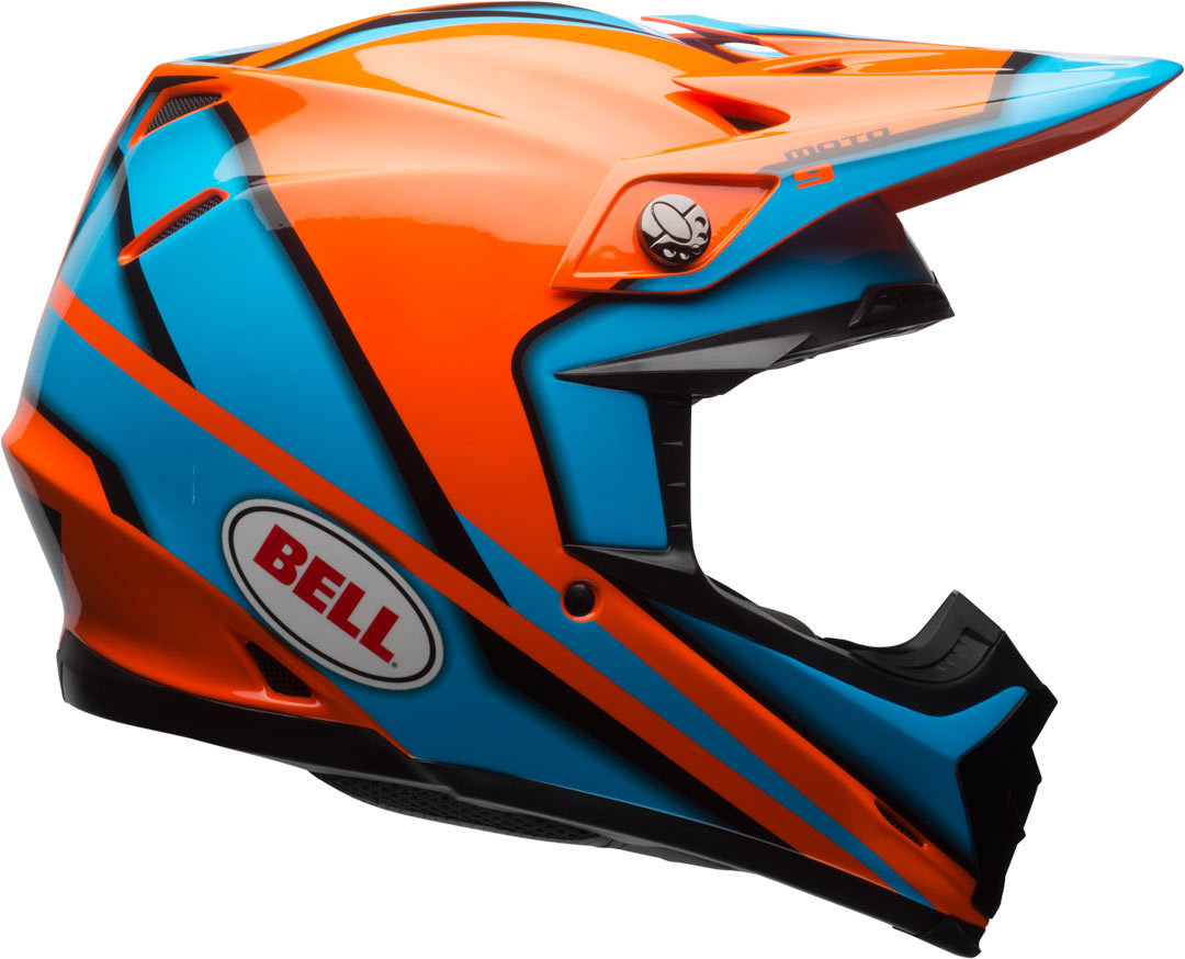 Motorrad Bell Moto-9 Spark Motocross Helm, orange, Größe XL, orange, Größe XL