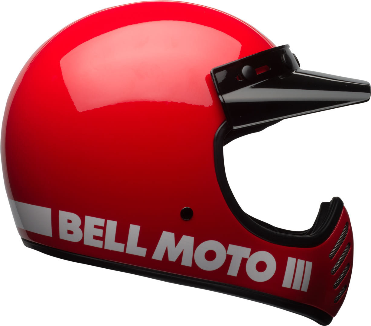 Bell Moto-3 Classic Motocross Helmet, red, Size XS, red, Size XS