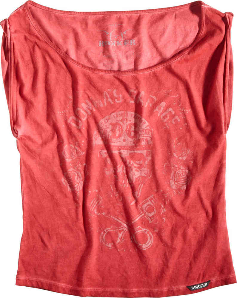 Rokker Piston Roses T-Shirt Damen