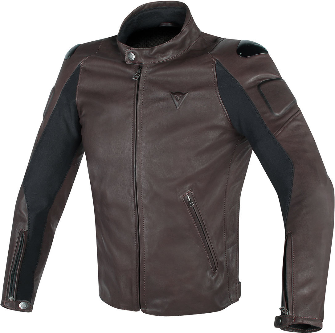 Dainese Street Darker Motorcycle Leather Jacket buy cheap FC Moto
