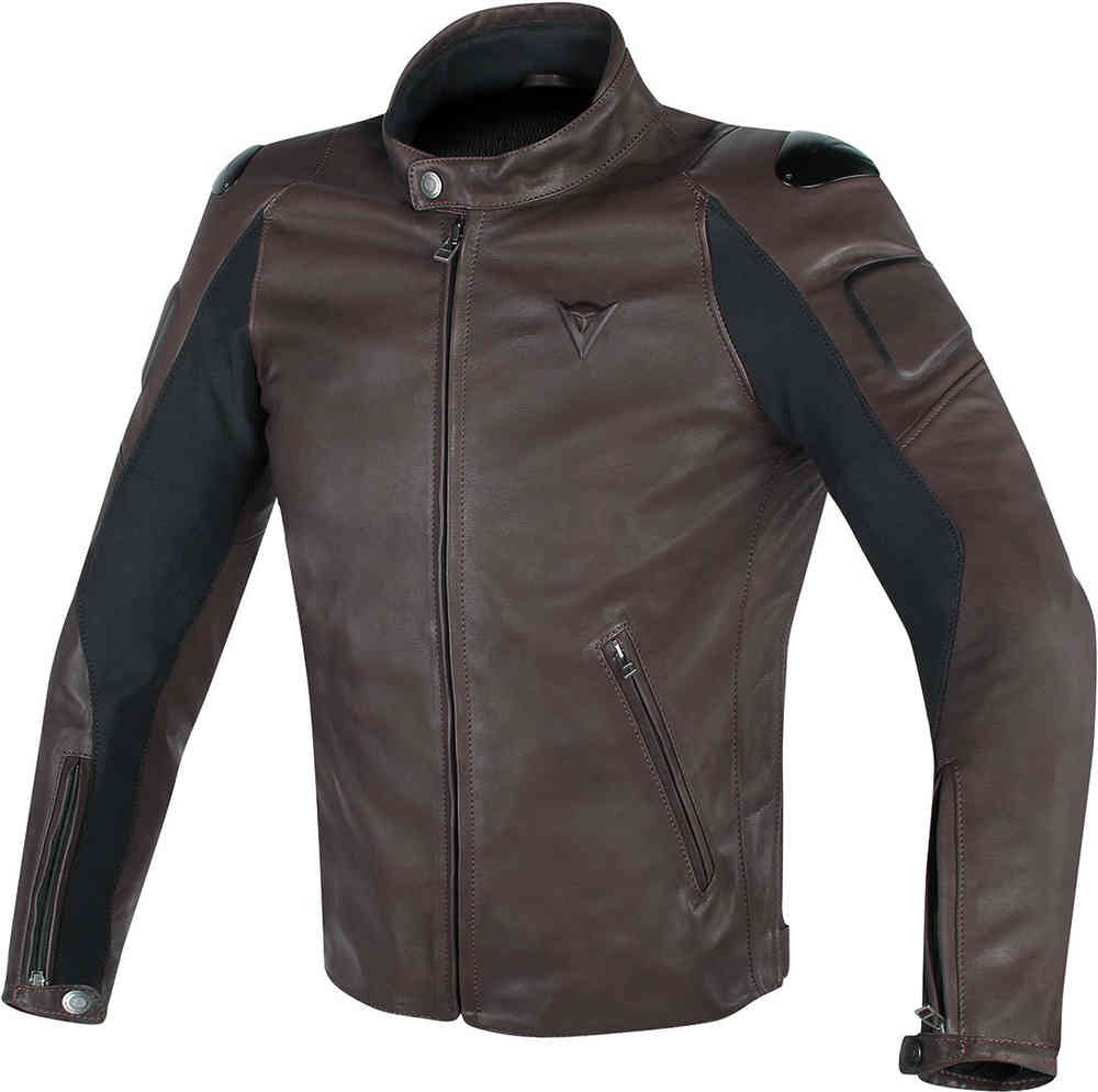 Dainese Street Darker Jaqueta de couro de motocicleta