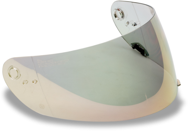 Bell Click Release Mirrored Visor, gold, gold, Size One Size