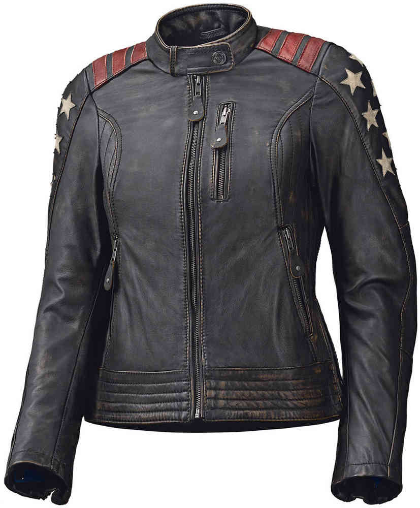 Held Laxy Damas chaqueta de cuero de la motocicleta