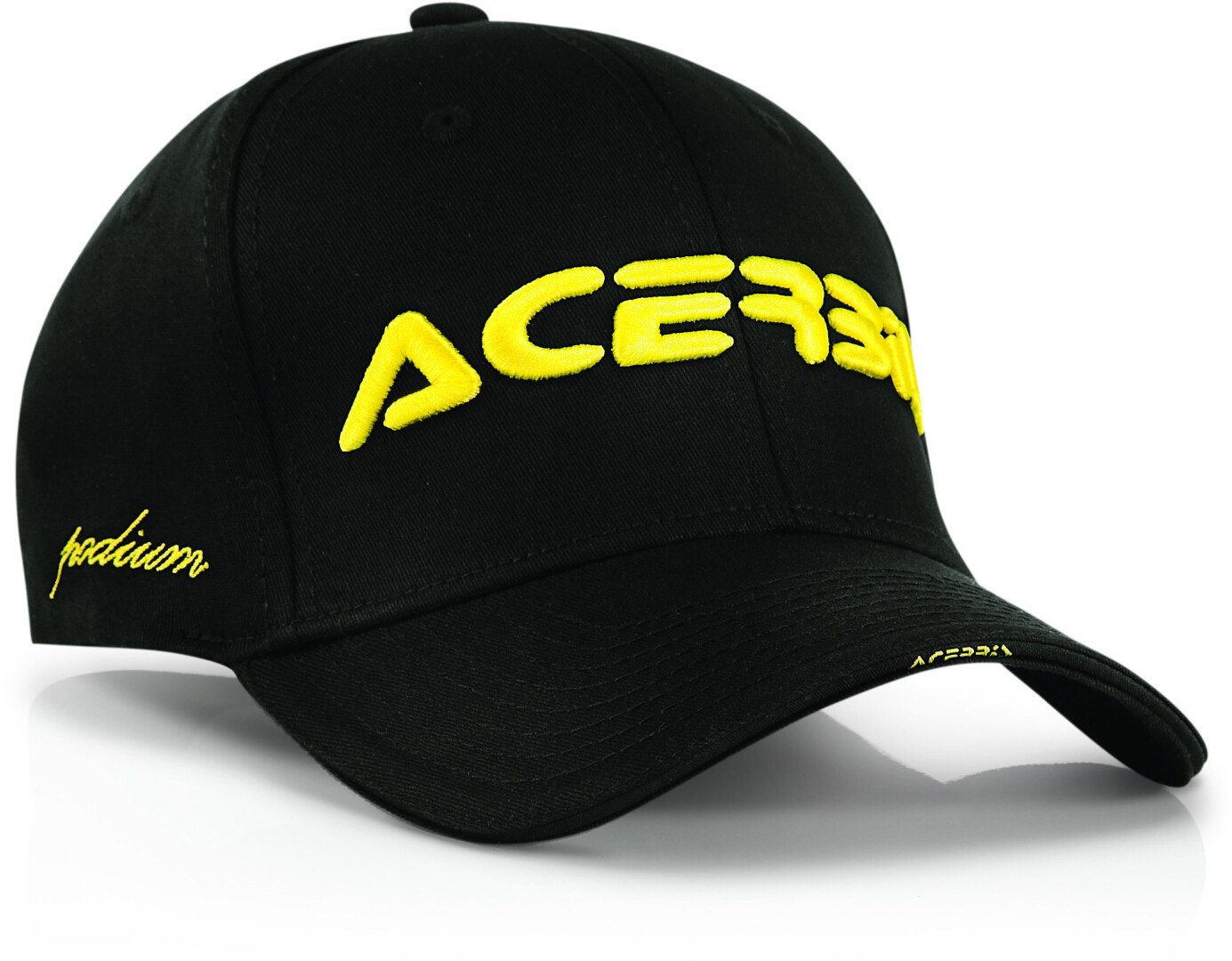 Acerbis Podium Cap, black-yellow, Size S M, black-yellow, Size S M