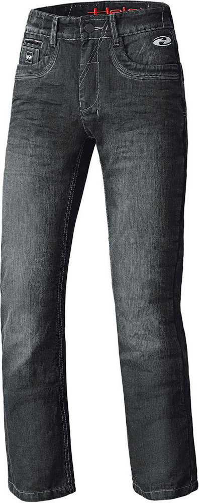 Jeans Da Moto Held Crane Stretch - Cotone Elasticizzato Con Kevlar, Protezioni Ginocchia E Fianchi (Taglia 38, Nero) - 3