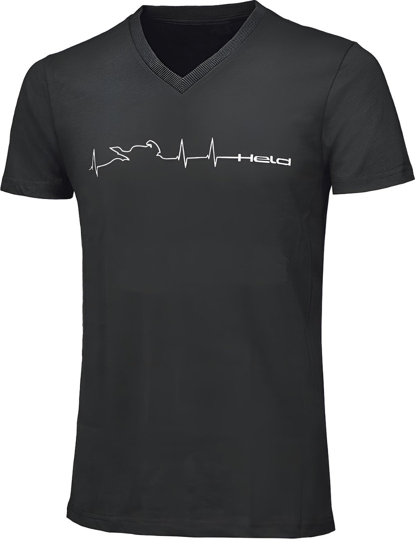 Held Men's Grey White Be Heroic T-Shirt, Grey-White, Size S For