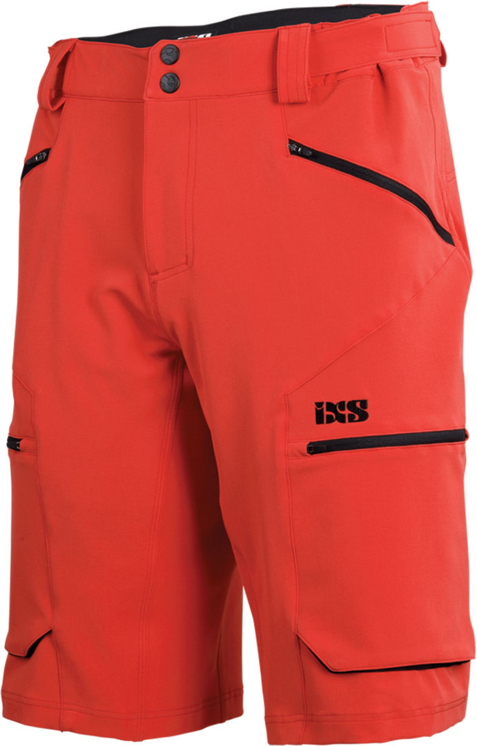 IXS Tema 6.1 Trail Shorts, red, Size S, red, Size S