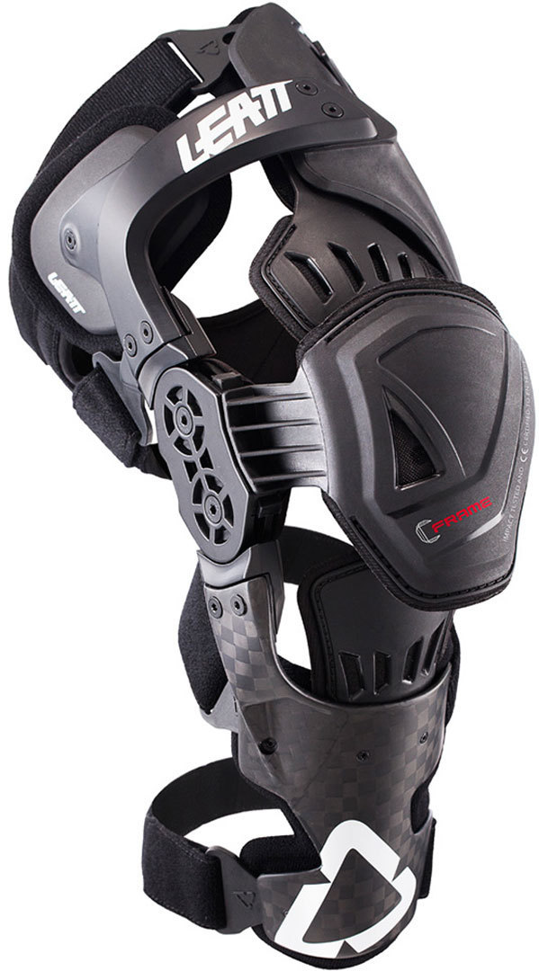 Leatt C-Frame Pro Carbon Knee Protector, black-grey, Size S M, black-grey, Size S M