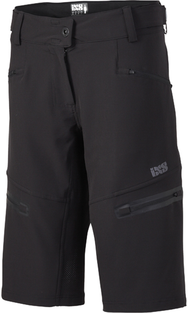 IXS Sever 6.1 BC Dames korte broek, zwart, afmeting XL voor vrouw