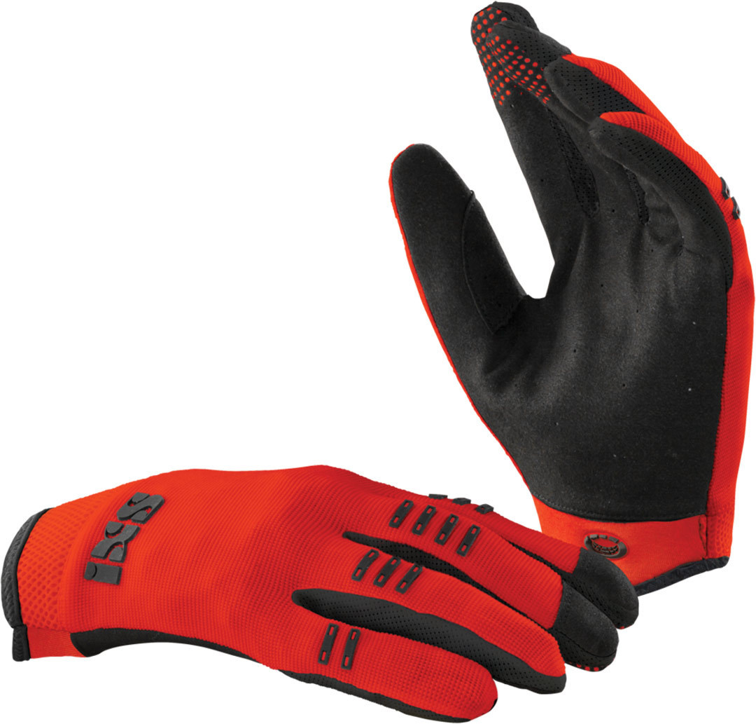 IXS BC-X3.1 Ladies Bicycle Gloves, red, Size M for Women, red, Size M for Women