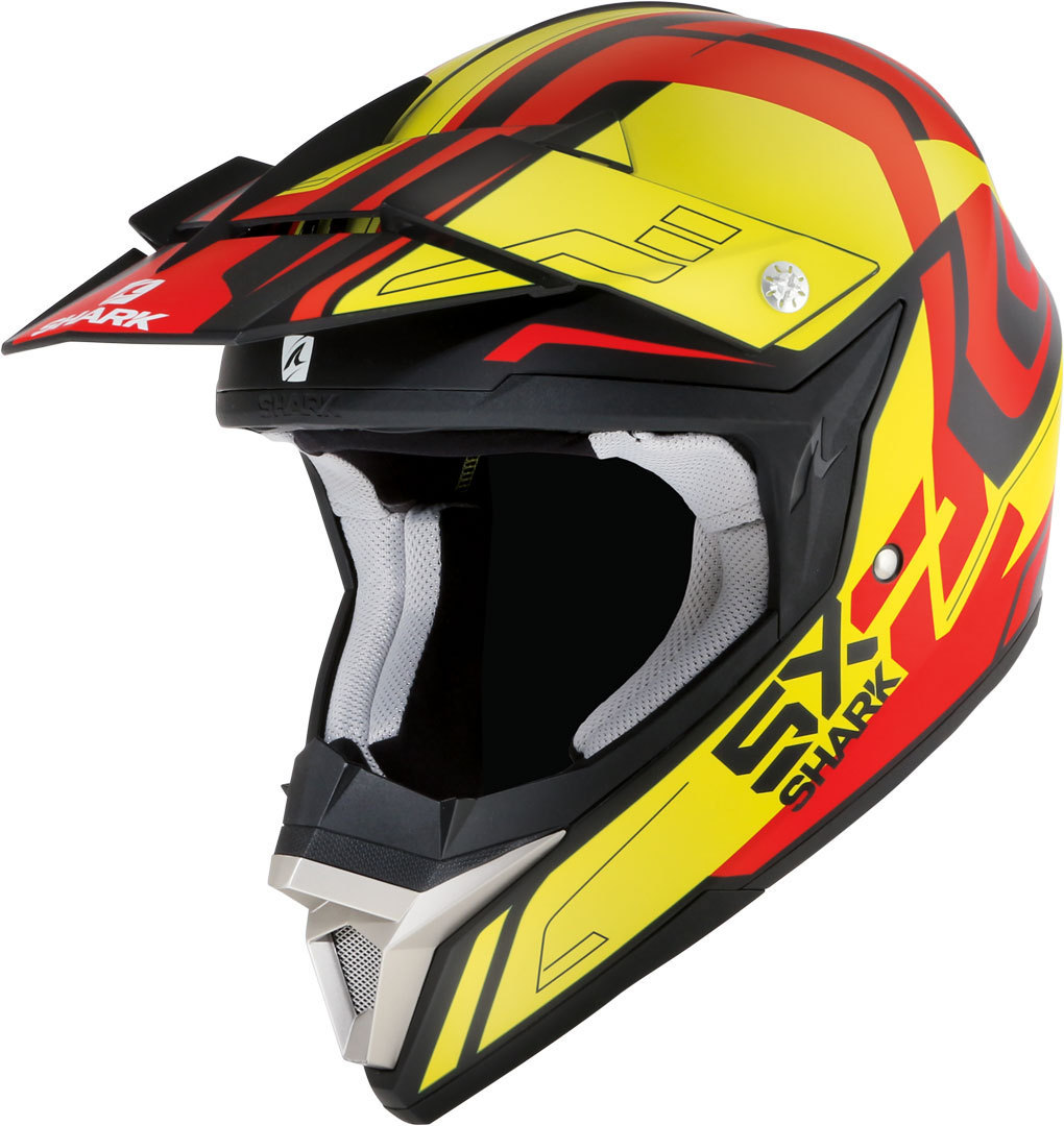 Shark Sx2 Bhauw Mat, black-red-yellow, Size S, black-red-yellow, Size S