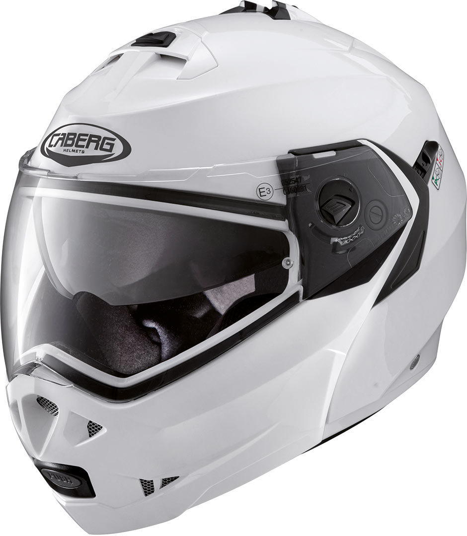 Caberg Duke 2 Smart Gloss Black Flip Up Motorcycle Helmet 