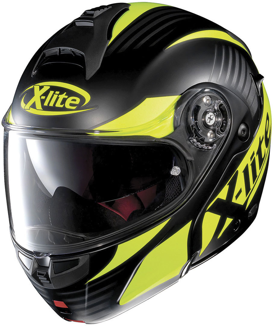 X-Lite X-1004 Nordhelle N-Com Helmet, black-yellow, Size 2XS, black-yellow, Size 2XS