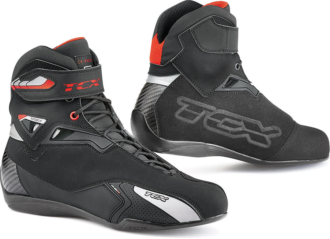 TCX Rush waterproof Motorcycle Shoes, black, Size 39, black, Size 39