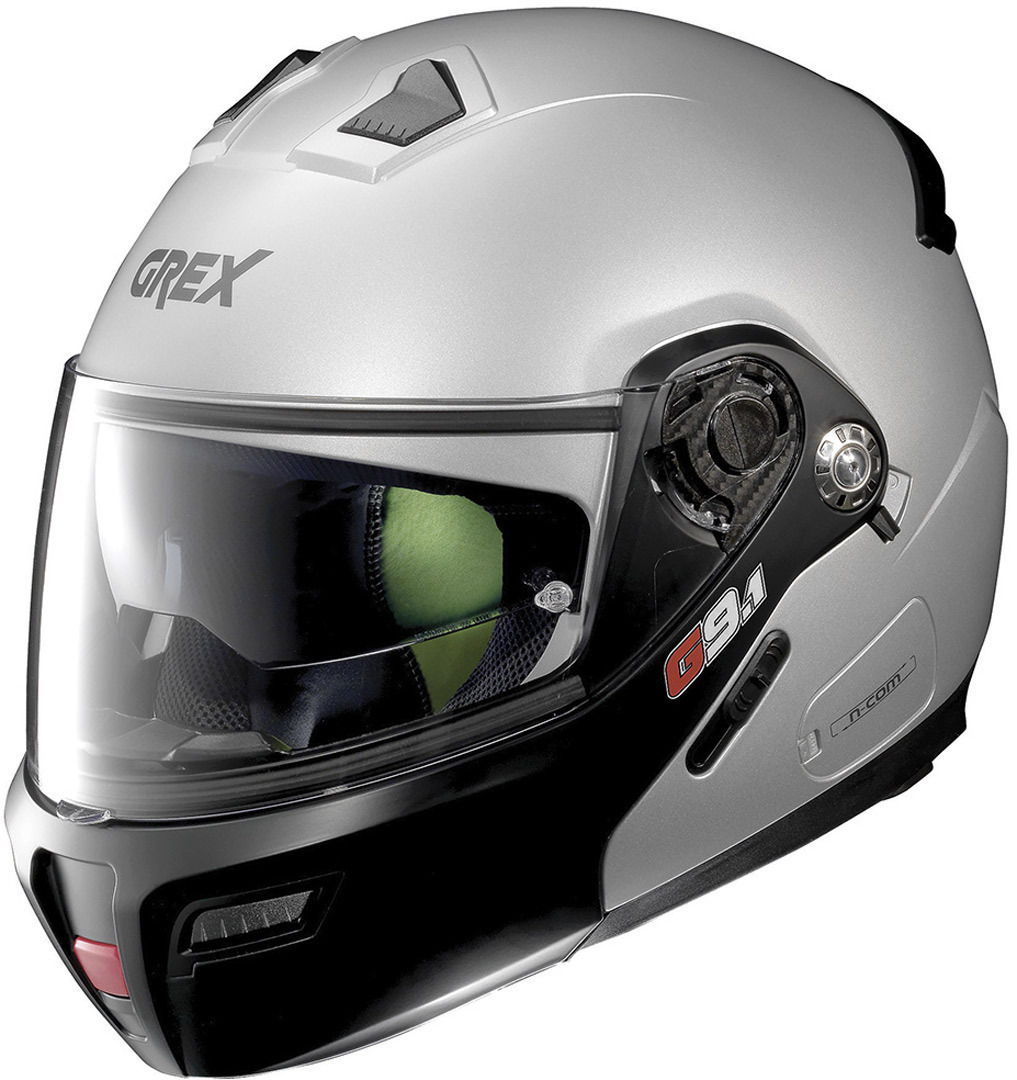 Grex G9.1 Couplé N-Com Helmet, silver, Size S, silver, Size S