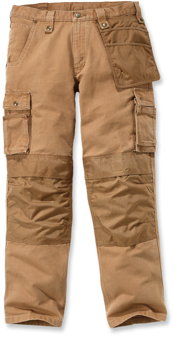 Image of Carhartt Multi Pocket Washed Duck Pantaloni, marrone, dimensione 38