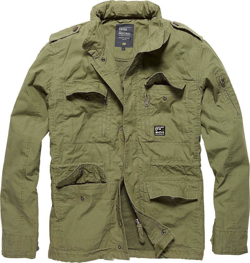 Vintage Industries Cranford Jacket, green, Size L, green, Size L