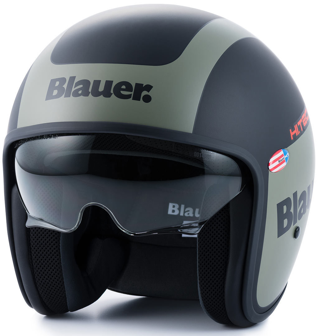 Blauer Pilot 1.1 Graphic G Jet Helmet, black-green, Size XS, black-green, Size XS