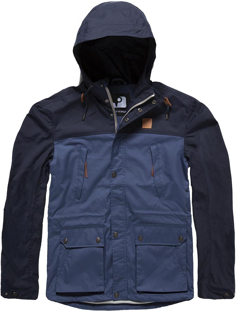 Vintage Industries Leap Jacket, blue, Size L, blue, Size L