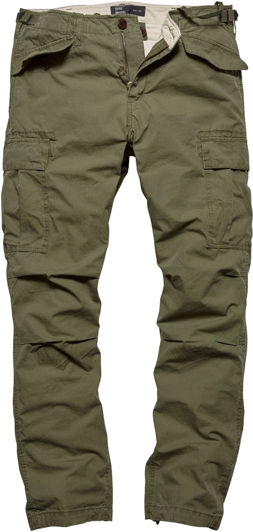 Vintage Industries Miller M65 Pants, green, Size 29, green, Size 29