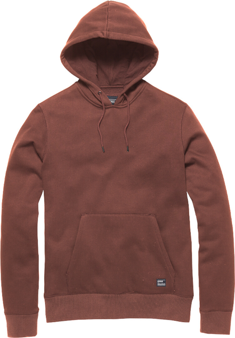 Vintage Industries Derby Hooded Sweatshirt, red, Size S, red, Size S