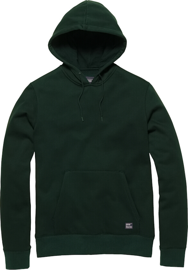 Side view of Vintage Industries Derby Hooded Sweatshirt, green, Size 2XL for Men