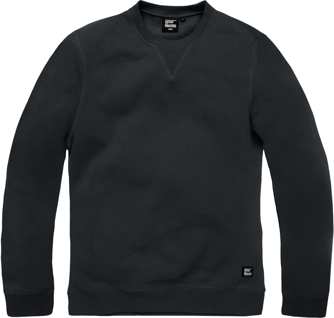 Vintage Industries Greeley Crewneck Sweatshirt, black, Size 3XL, black, Size 3XL