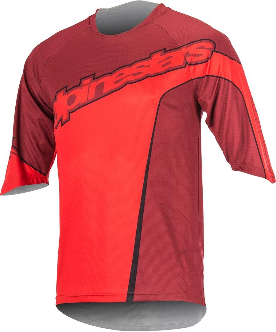 Image of Alpinestars Crest 3/4 Camicia di biciclette, rosso, dimensione S