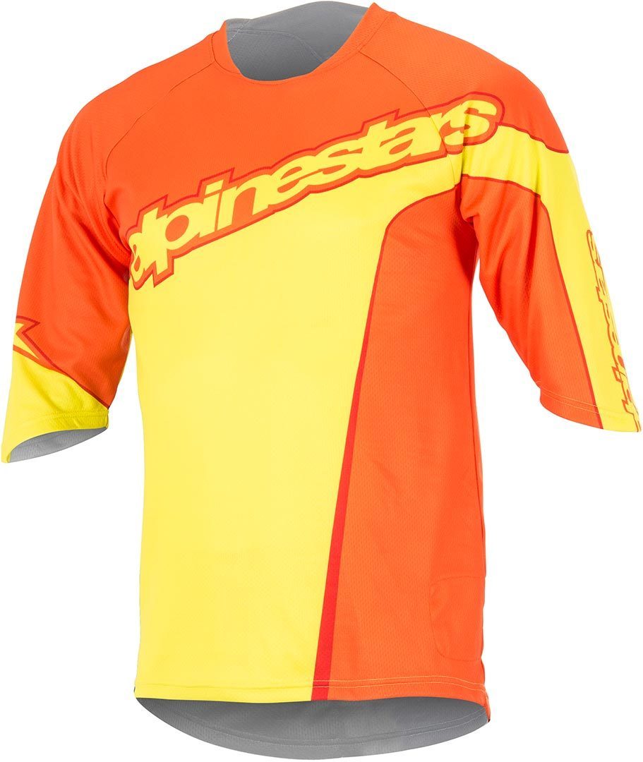 Image of Alpinestars Crest 3/4 Camicia di biciclette, giallo, dimensione S