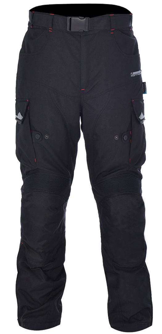 Oxford Montreal 2.0 Motorcycle Textile Pants, black, Size L, black, Size L