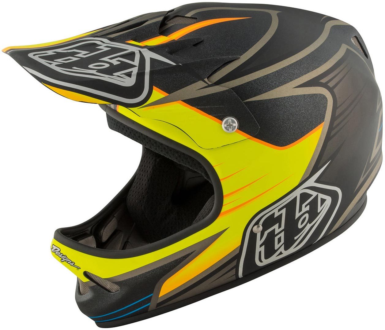 Troy Lee Designs D2 Pulse Casco da bicicletta, nero, dimensione XS S