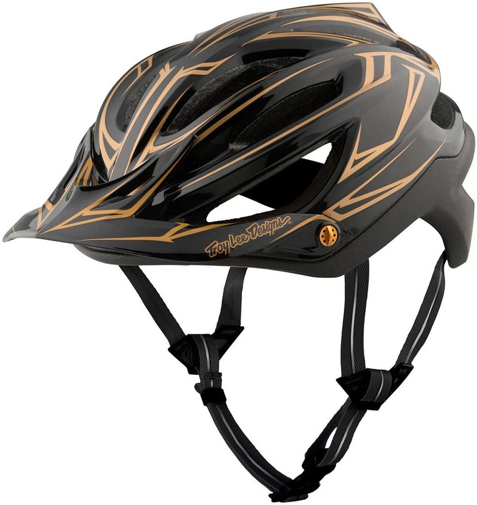 Troy Lee Designs A2 MIPS Pinstripe 自行車頭盔。