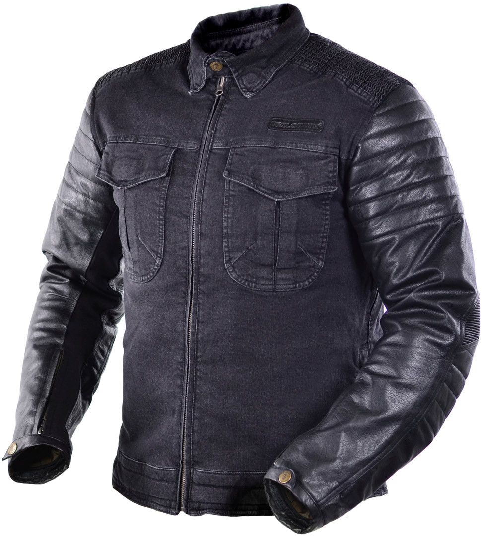 Trilobite Acid Scrambler Motorcycle Textile Jacket, black, Size S, black, Size S