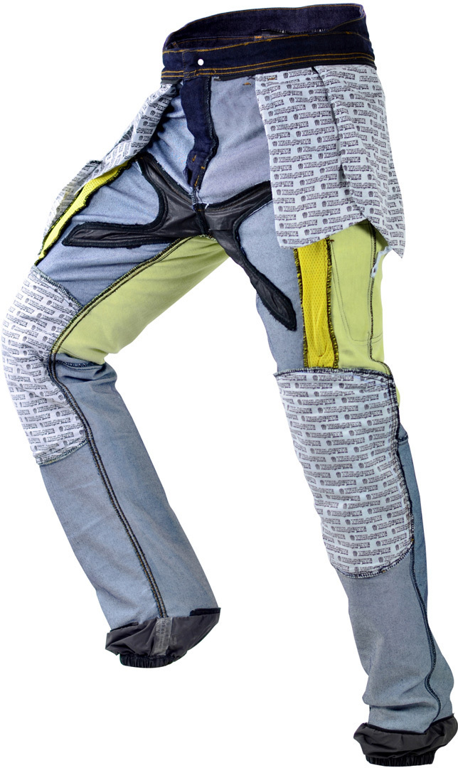 Side view of Trilobite Probut X-Factor Motorcycle Jeans, blue, Size 32 44 for Men