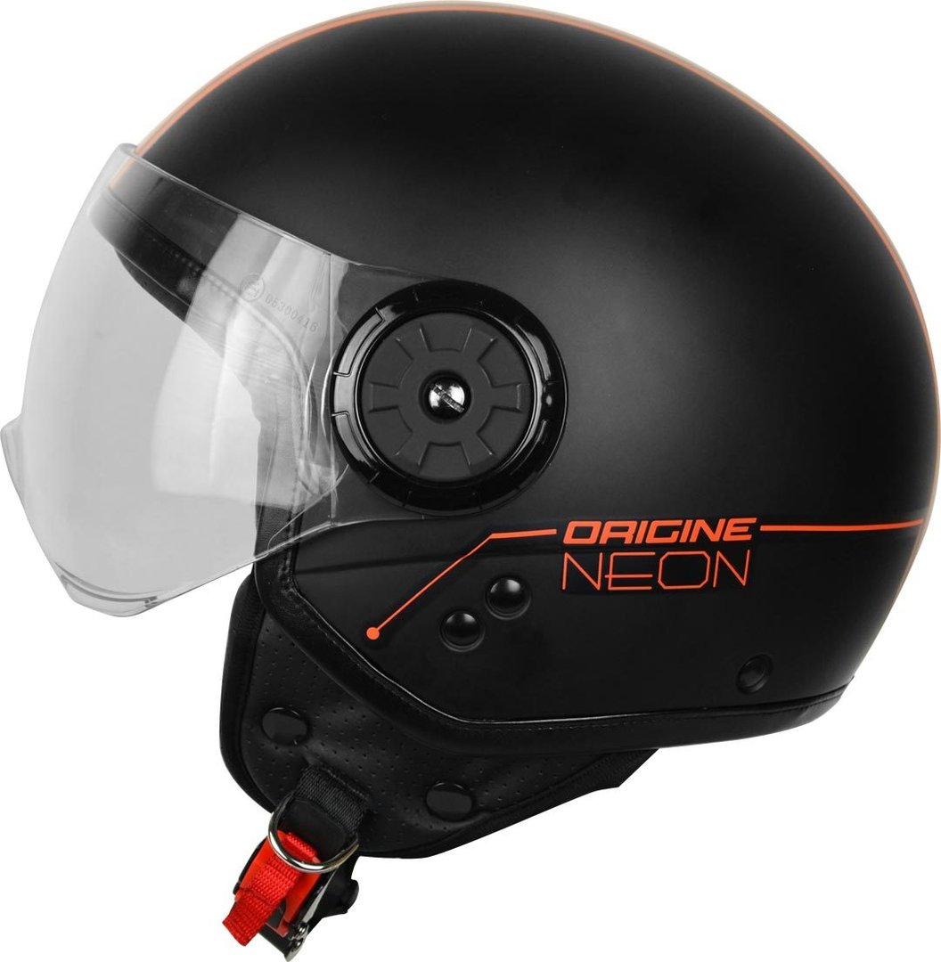 Origine Neon Street Jet Helmet, orange, Size XS, orange, Size XS