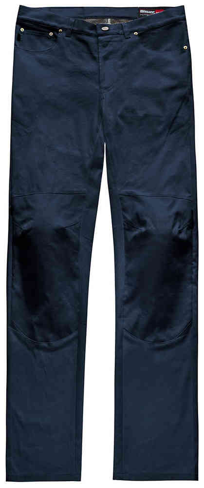 Blauer Kevin 5 Pocket Canvas Motorradhose