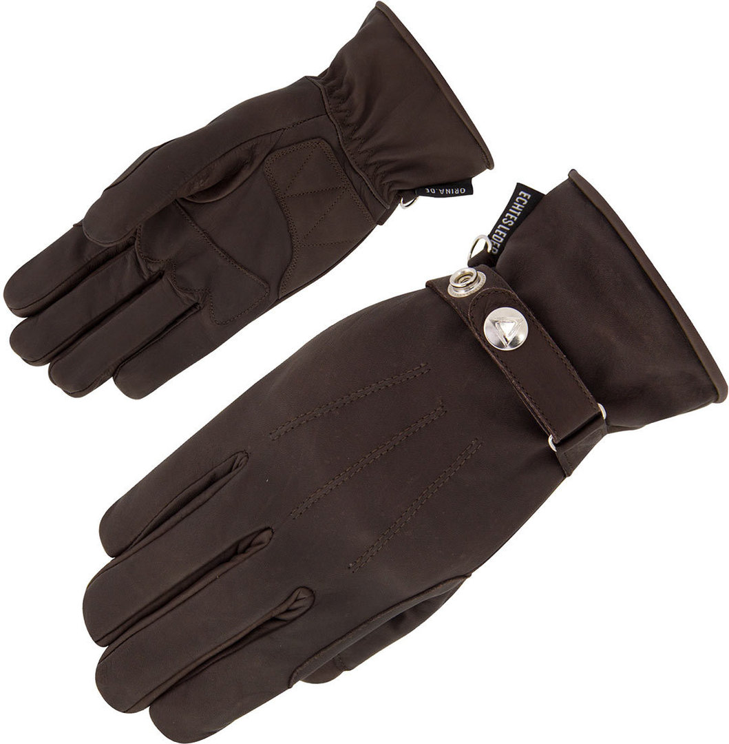Orina Classic II Motorcycle Gloves, brown, Size XS, brown, Size XS