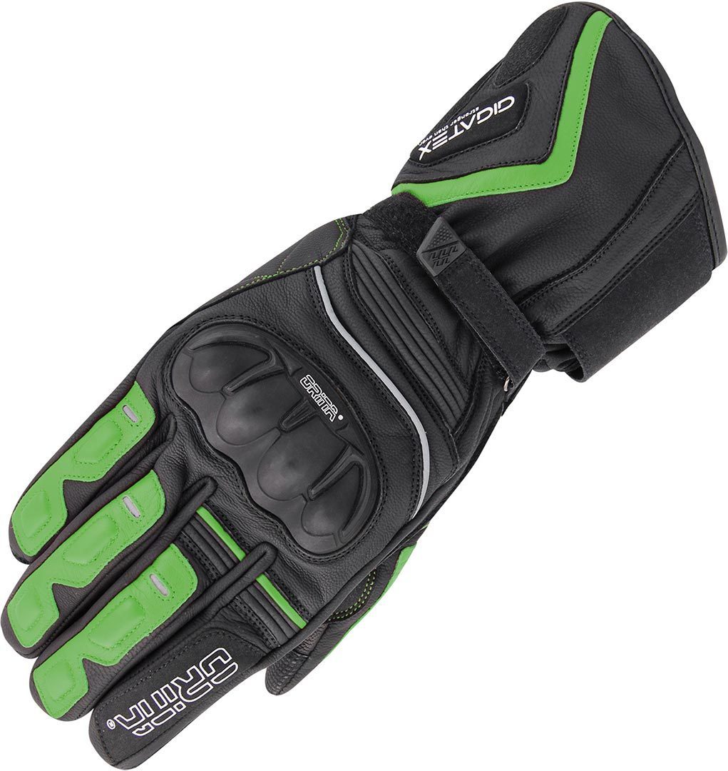 Orina Neptune Waterproof Motorcycle Gloves, black-green, Size S, black-green, Size S