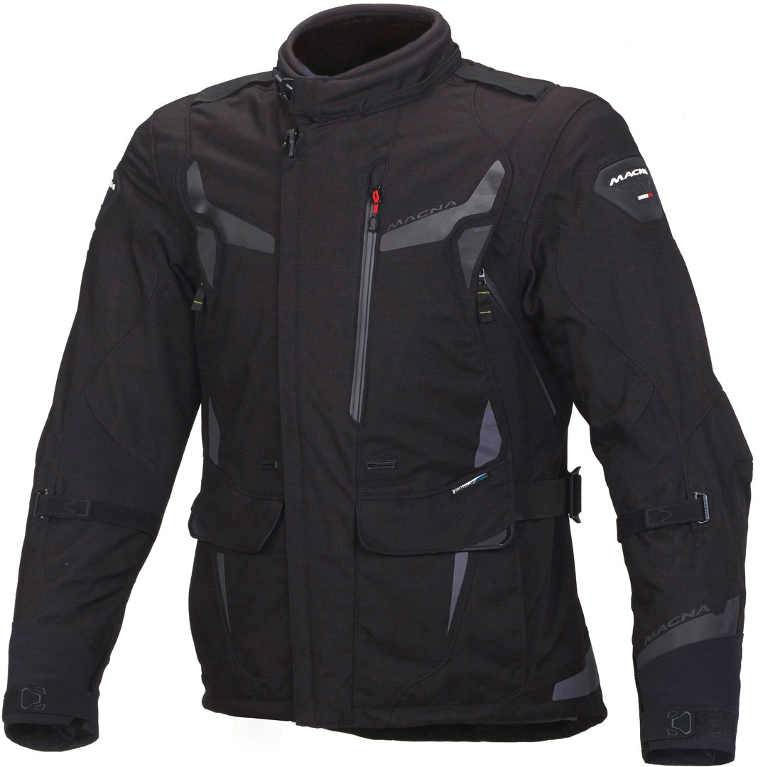 Macna Impact Pro Motorcycle Textile Jacket, black, Size 2XL, black, Size 2XL