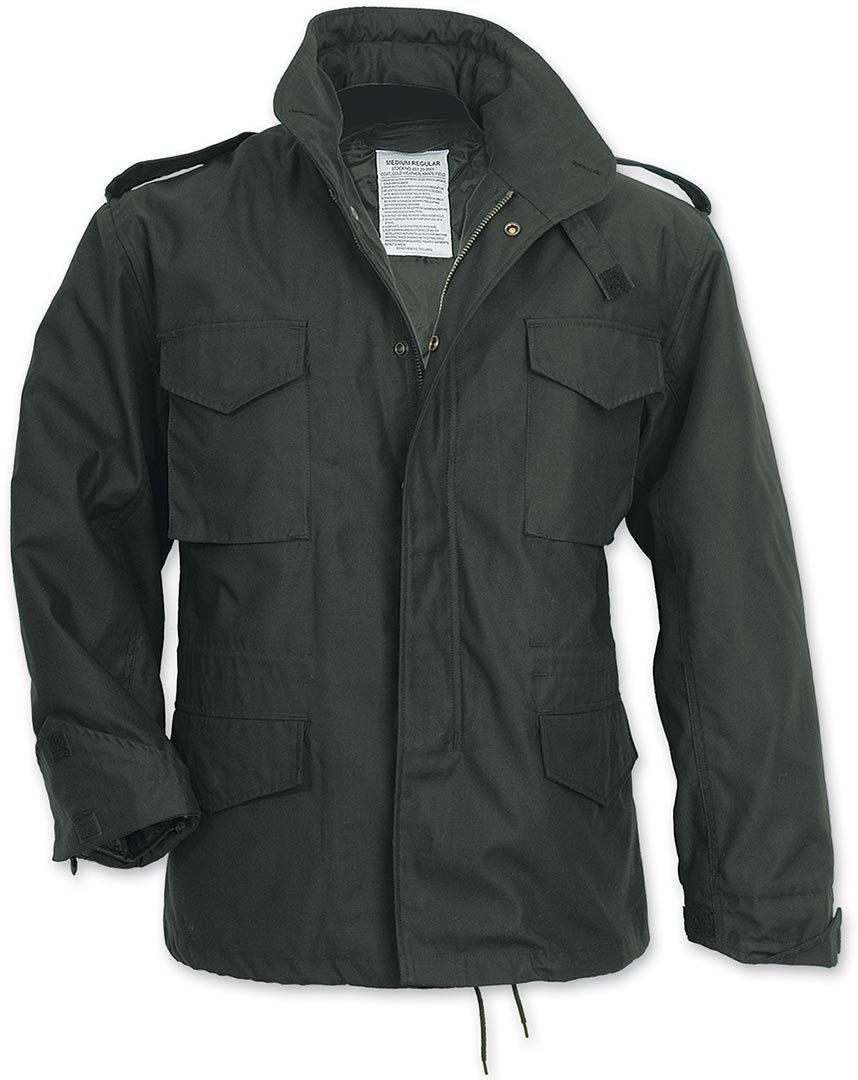 Surplus US Fieldjacket M65 Jacket, black, Size S, S Black unisex